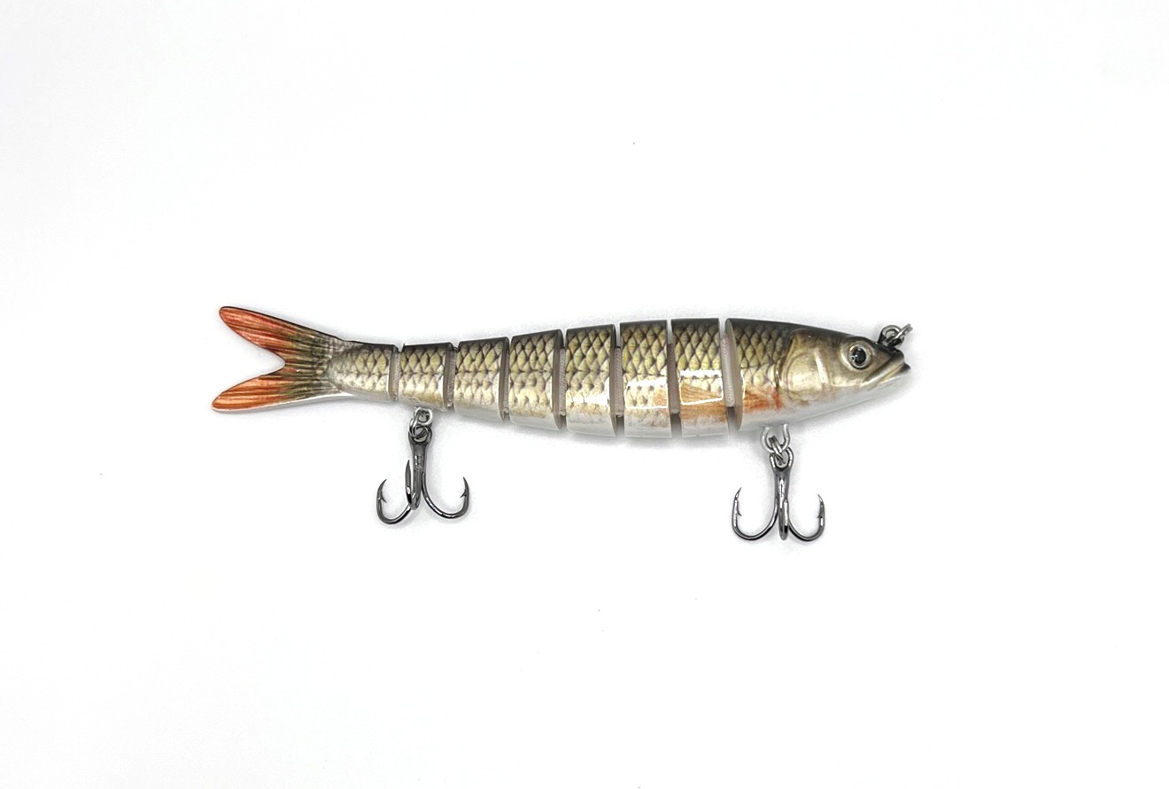 Piranha Raptor Multi Jointed Fishing Lures and Swimbaits for Bass, Trout,  Walleye, Muskie