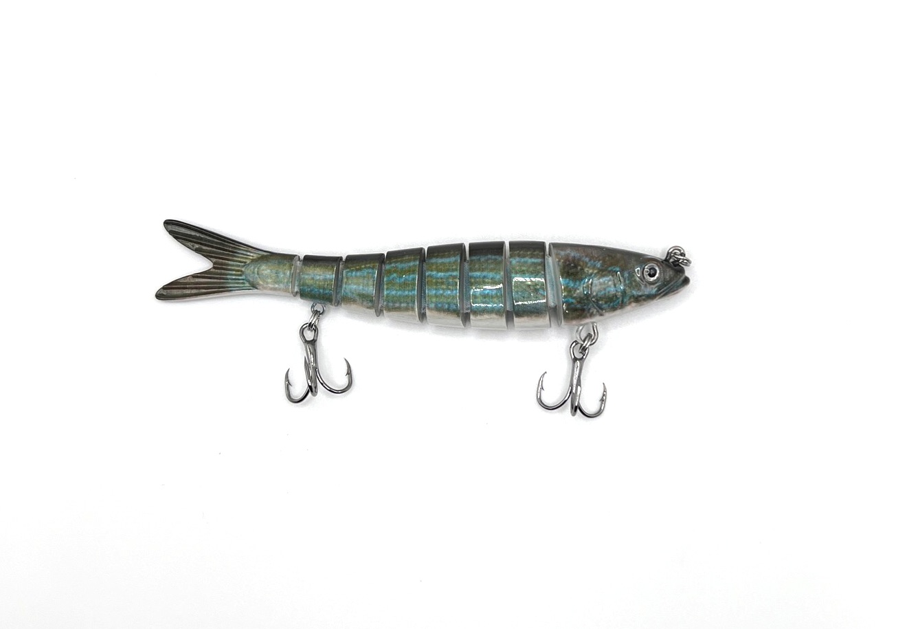 Realistic Segmented Fishing Lure For Freshwater Saltwater Bass Trout