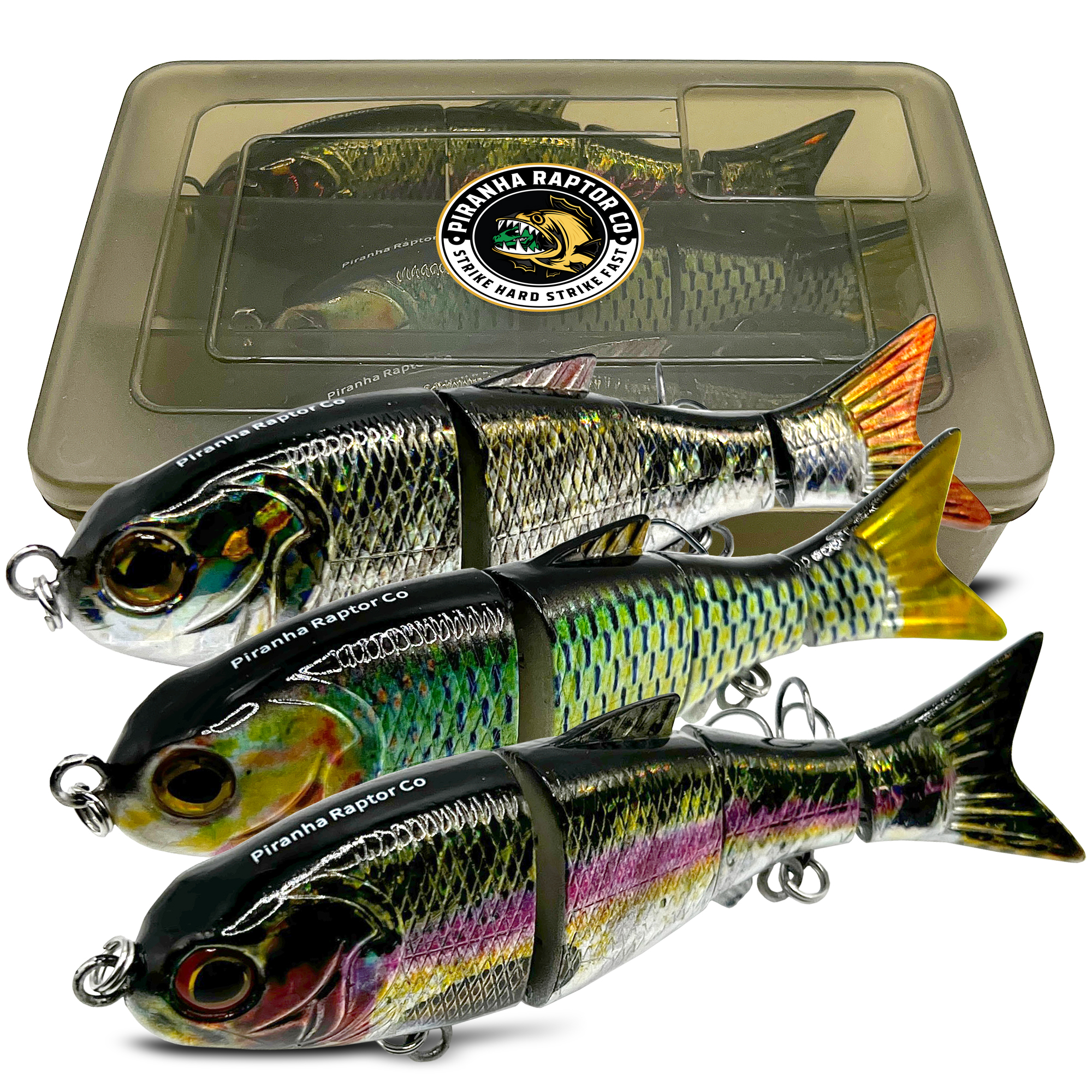 Piranha Raptor Baby Shad Fishing Lures for Bass, Trout, Walleye → Piranha  Raptor Co.